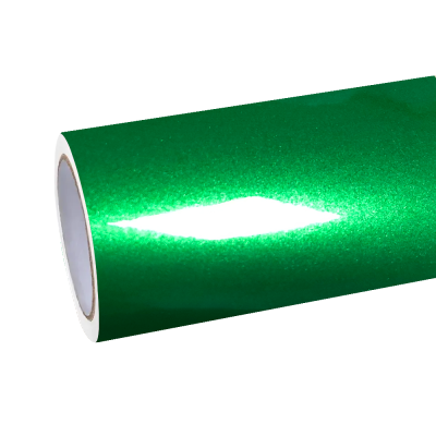 Gloss Metallic Flame Green Car Vinyl Wrap 01