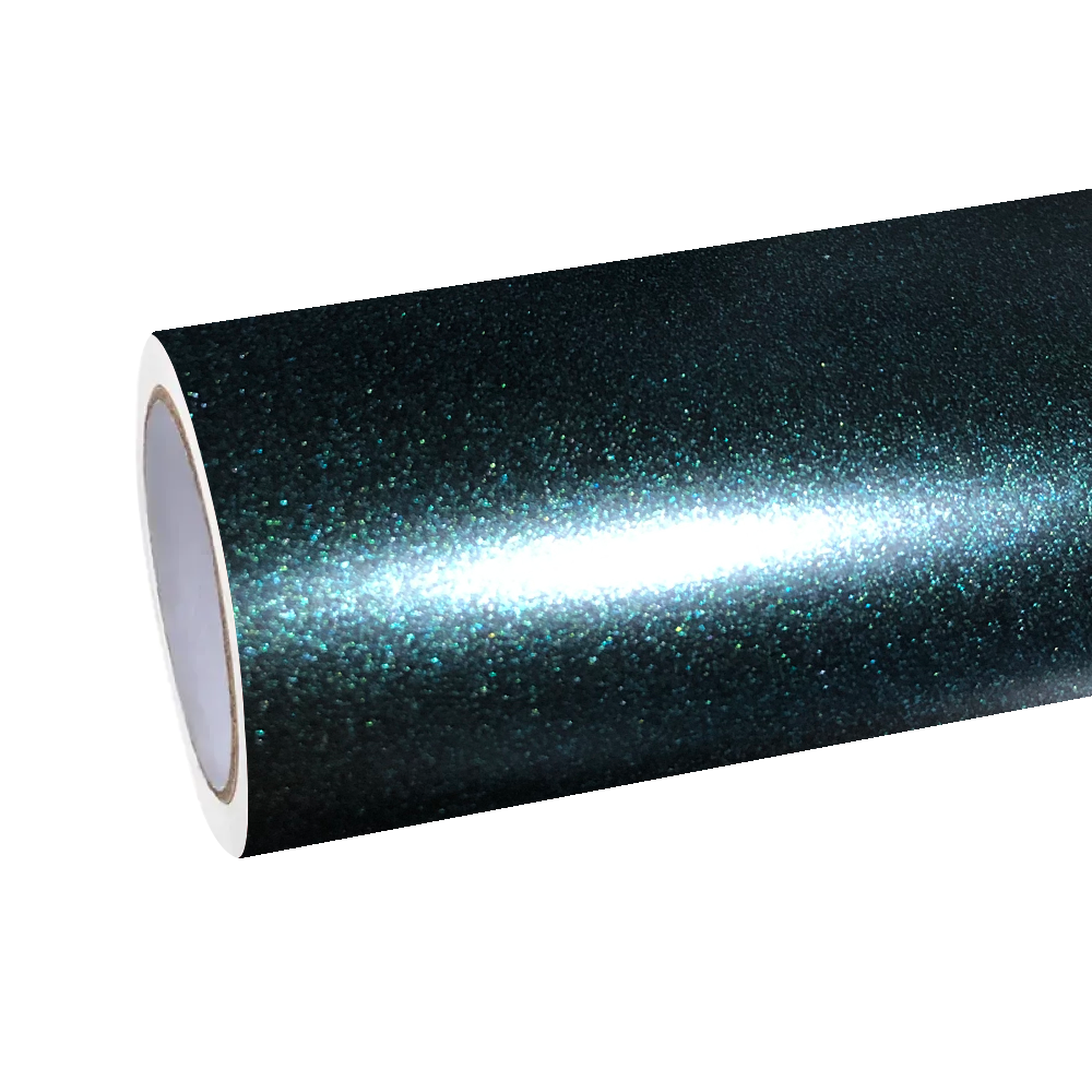 Matte Metallic Diamond Emerald Green Car Vinyl Wrap