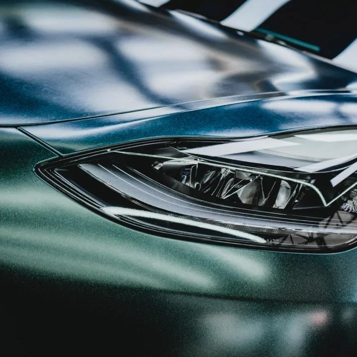 Matte Metallic Diamond Emerald Green Car Vinyl Wrap