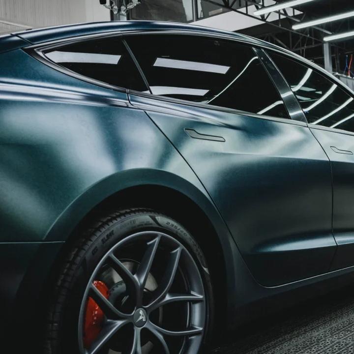 Matte Metallic Diamond Emerald Green Car Vinyl Wrap