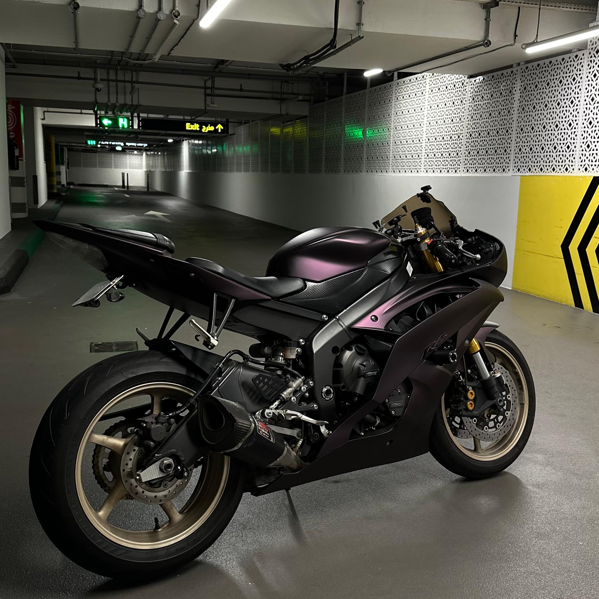 Ultra Matte Metallic Black Purple Car Vinyl Wrap