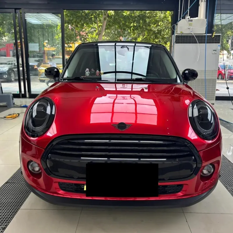 Gloss Metallic Cherry Red Car Vinyl Wrap PET