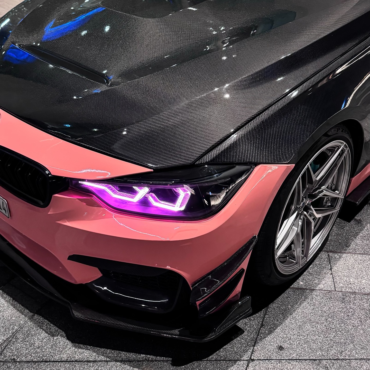 Gloss Salmon Pink Car Vinyl Wrap