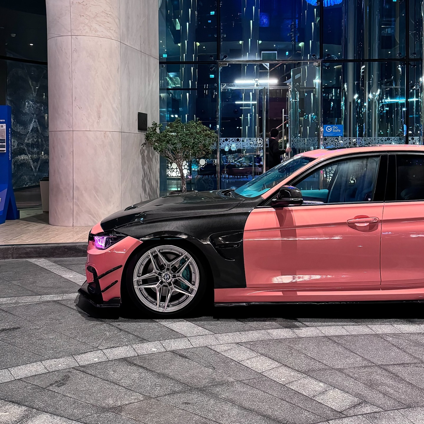 Gloss Salmon Pink Car Vinyl Wrap