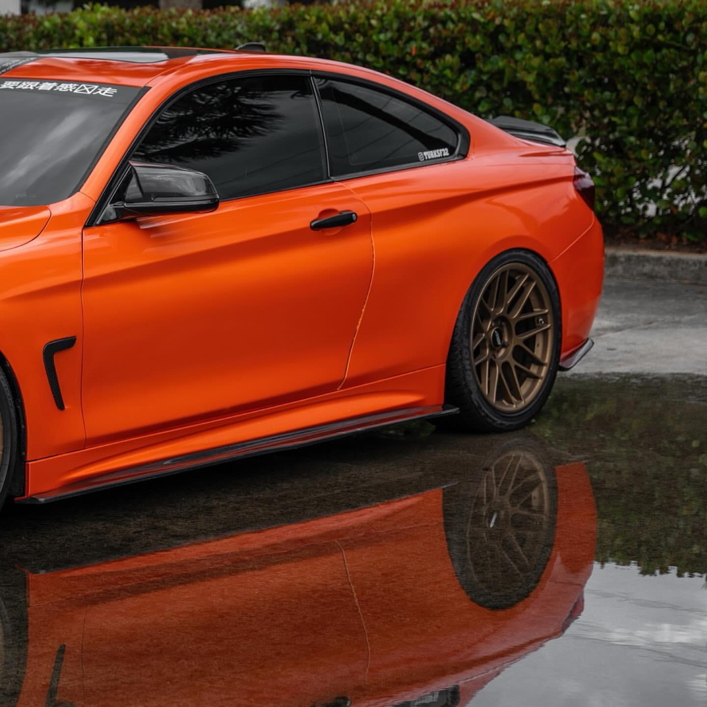 Gloss Holographic Orange Car Wrap Vinyl 