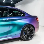 PET Gloss Metallic Chameleon Purple Blue Car Vinyl Wrap