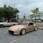 Gloss AMG Desert Yellow Car Vinyl Wrap PET