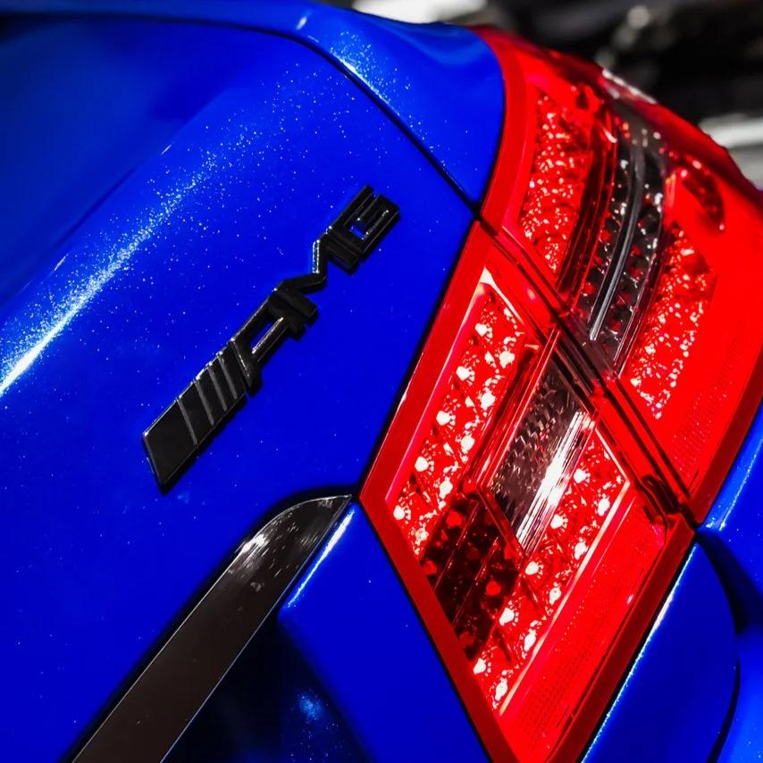 Gloss Metallic Diamond Blue Car Vinyl Wrap