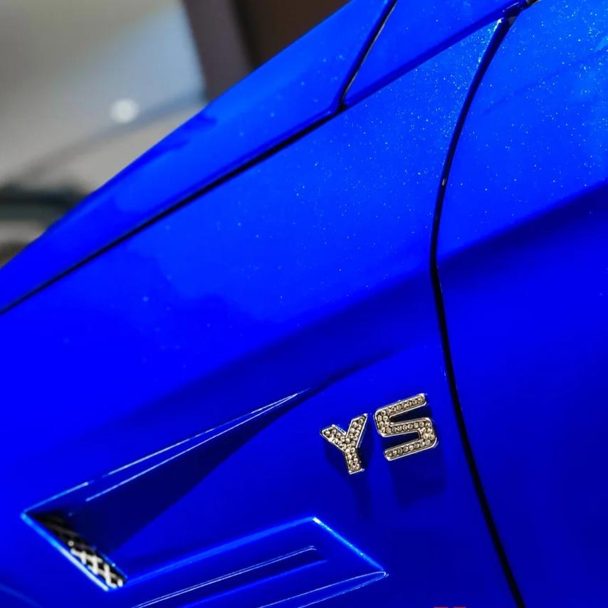 Gloss Metallic Diamond Blue Car Vinyl Wrap