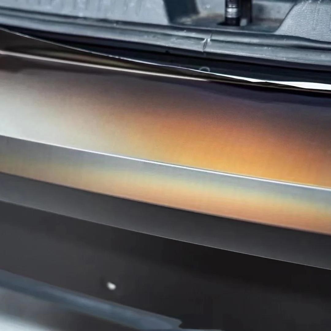 Matte Rainbow Holographic Chrome Tungsten Car Vinyl Wrap PET