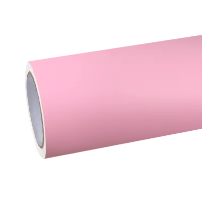 Matte Ultimate Flat Rose Pink Car Vinyl Wrap| Matte Baby Pink Wrap 01