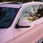Matte Rose Pink Car Vinyl Wrap