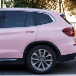 Matte Rose Pink Car Vinyl Wrap
