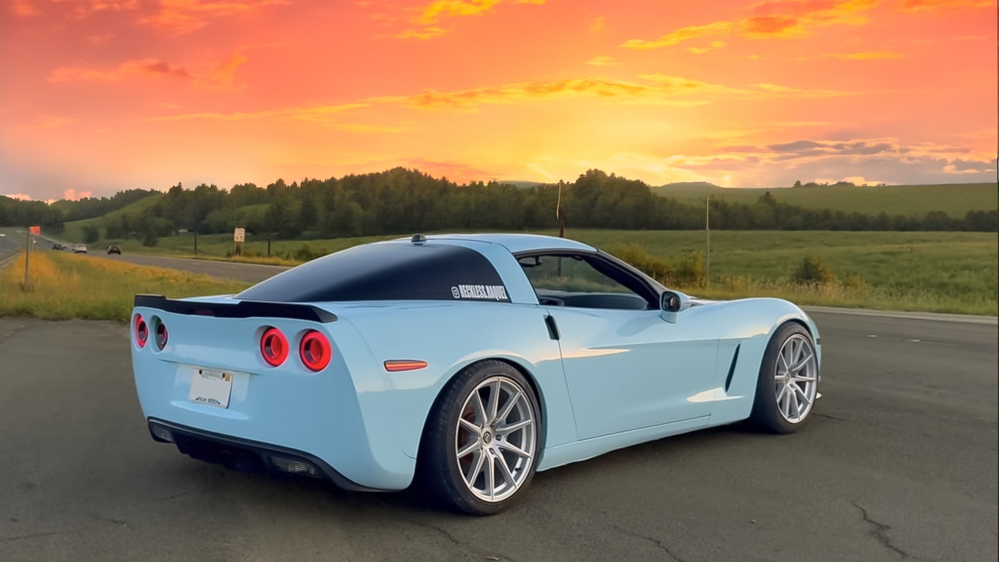 Gloss Light Blue Car Vinyl Wra