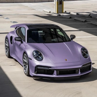 Gloss Liquid Victoria Purple Car Vinyl Wrap PET 02