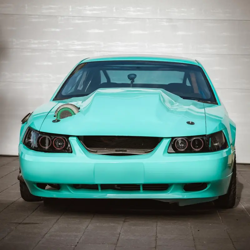 Gloss Mint Green Car Vinyl Wrap Porsche 911 