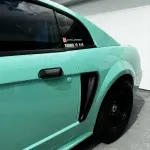 Gloss Mint Green Car Vinyl Wrap Porsche 911 