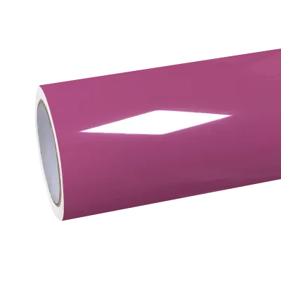 Gloss Tulip Pink Car Vinyl Wrap PET 01