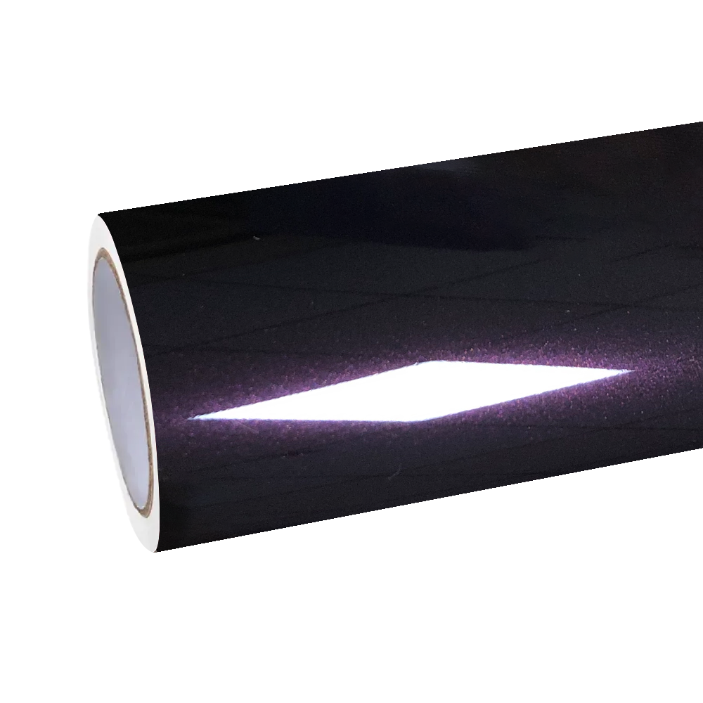 Gloss Amethyst Purple Car Vinyl Wrap Porsche
