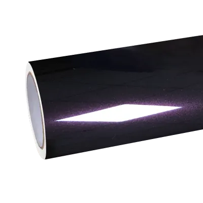 Gloss Amethyst Purple Car Vinyl Wrap Porsche PET 01
