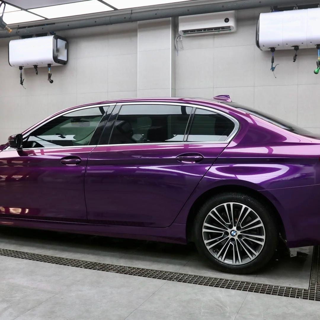 Gloss Ideal Dark Purple Car Vinyl Wrap 