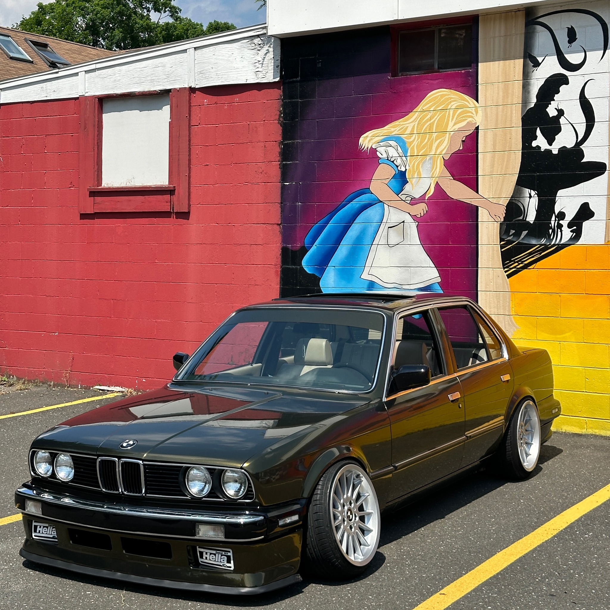 Gloss Ghost Black Gold Car Wrap