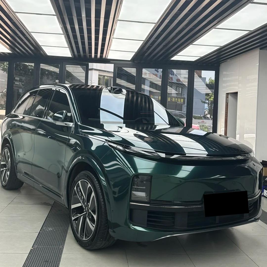 Gloss Metallic Ideal Dark Green Car Vinyl Wrap 