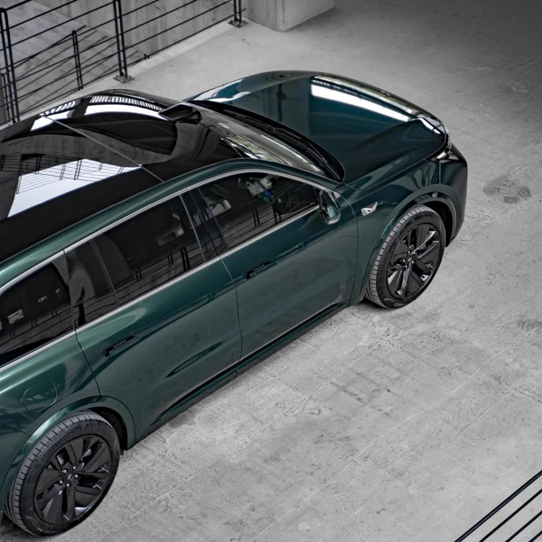 Gloss Metallic Ideal Dark Green Car Vinyl Wrap 