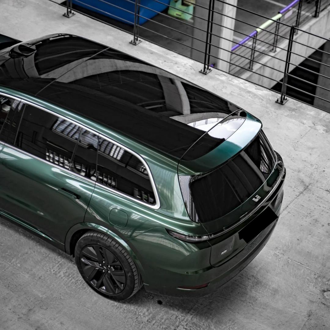 Gloss Metallic Ideal Dark Green Car Vinyl Wrap 