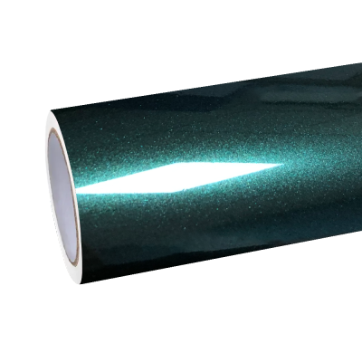 Gloss Metallic Ideal Dark Green Car Vinyl Wrap  01