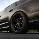 Matte Satin Ceramic Black Car Vinyl Wrap Coupe Sale