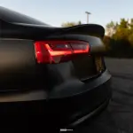 Matte Satin Ceramic Black Car Vinyl Wrap Coupe Sale