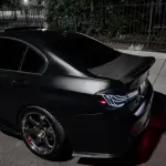 Matte Satin Ceramic Black Car Vinyl Wrap Coupe Sale