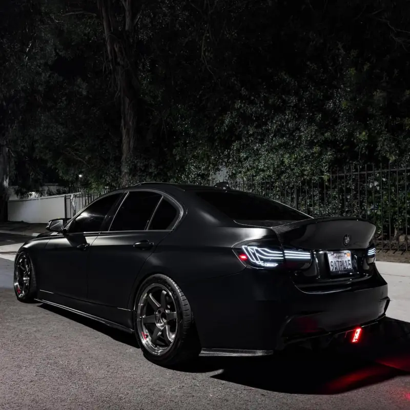 Matte Satin Ceramic Black Car Vinyl Wrap Coupe Sale