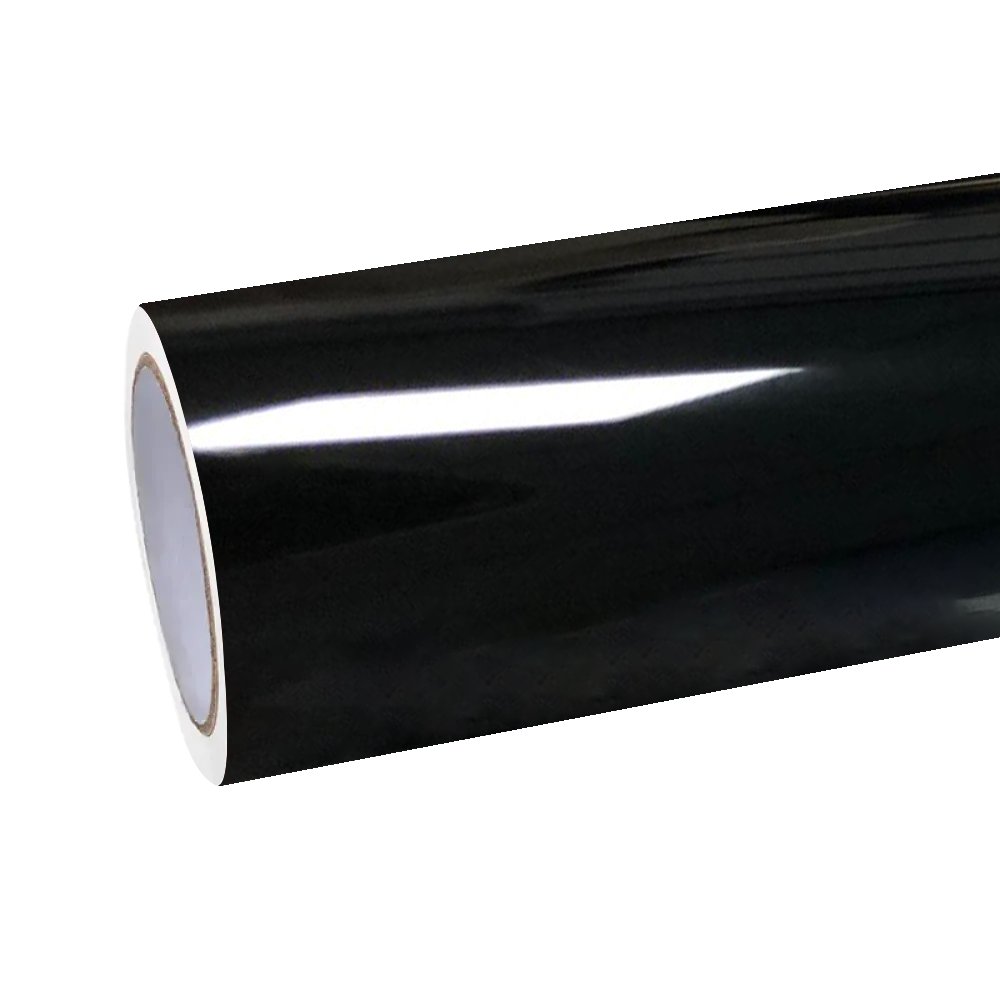 PET Super Glossy Piano Black Car Vinyl Wrap 