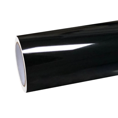 PET Super Glossy Piano Black Car Vinyl Wrap  01