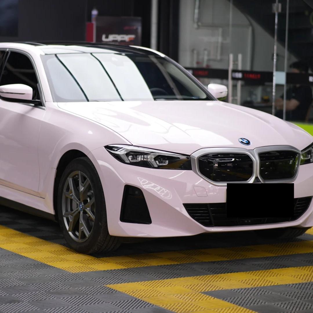 Gloss Mary Kary Pink Car Vinyl Wrap