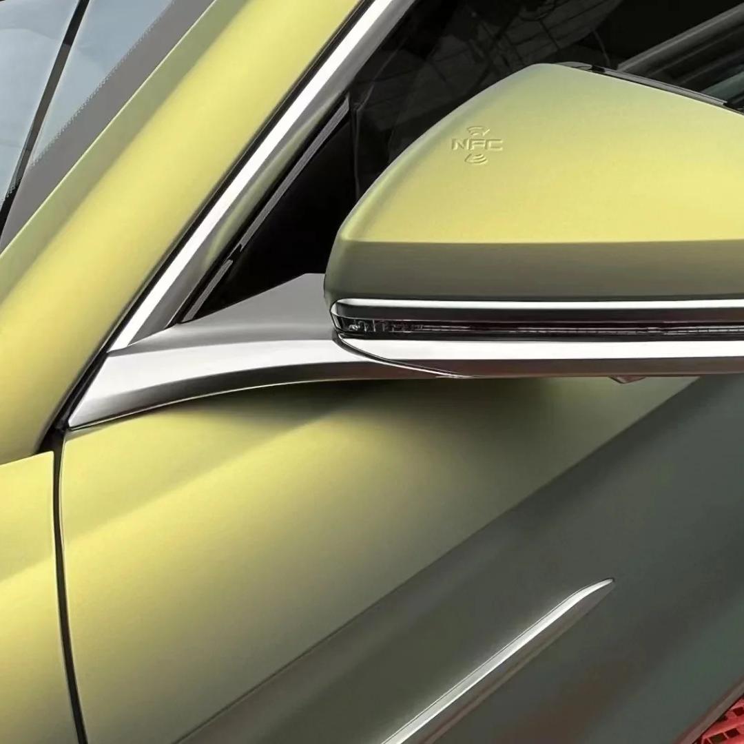 Matte Bamboo Green Car Vinyl Wrap