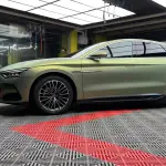 Matte Bamboo Green Car Vinyl Wrap