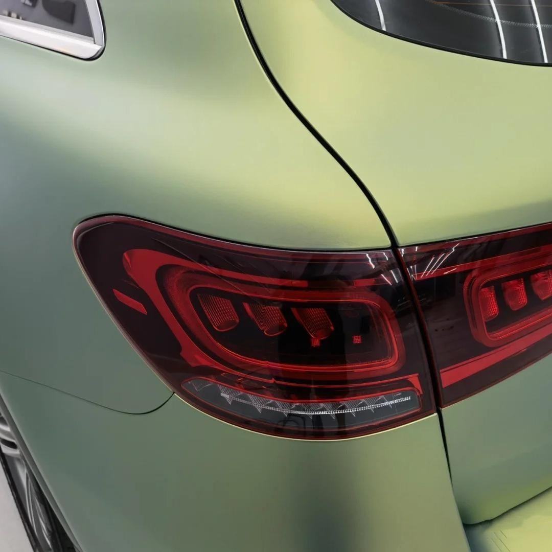 Matte Bamboo Green Car Vinyl Wrap