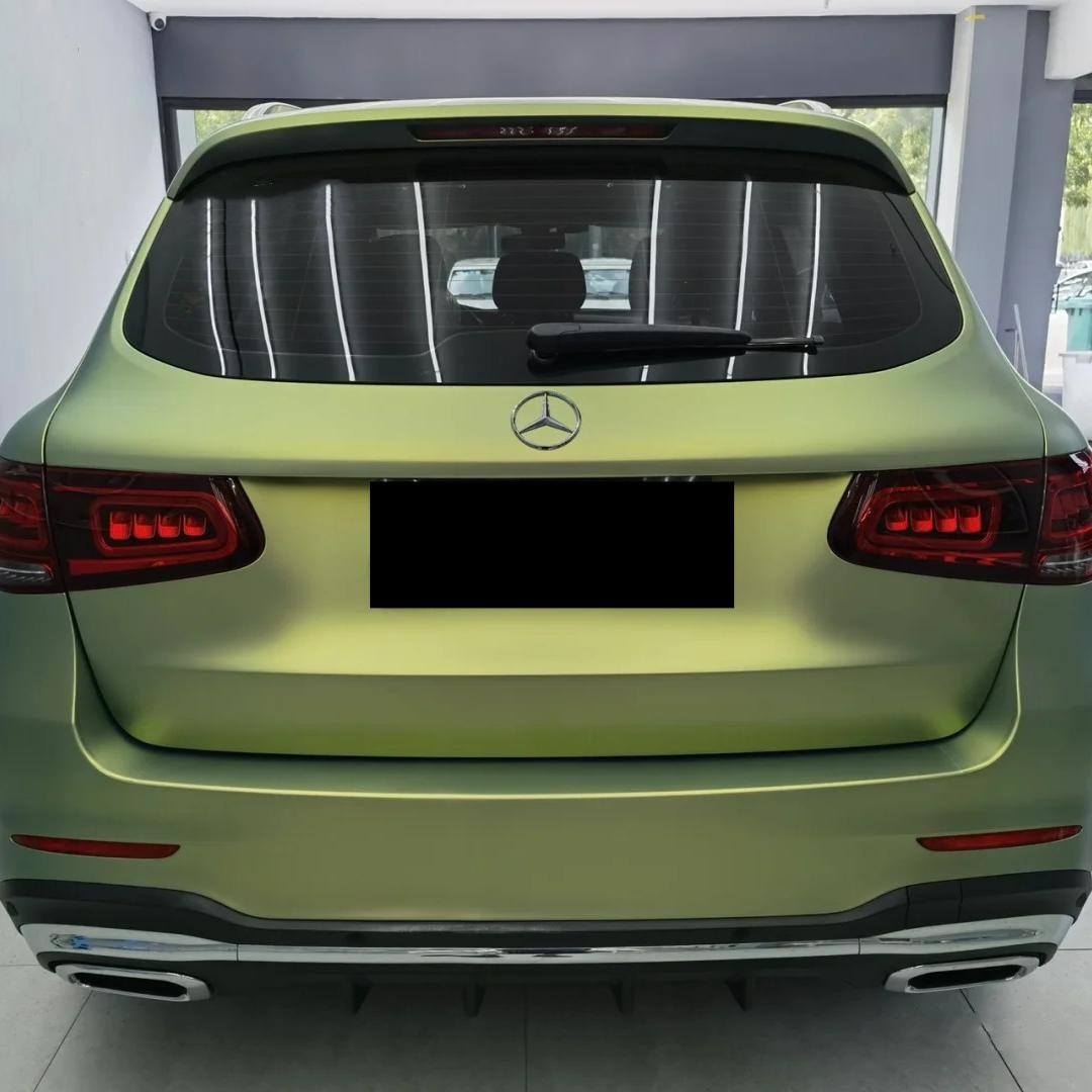 Matte Bamboo Green Car Vinyl Wrap