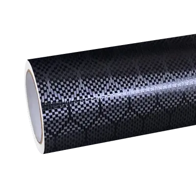 PET Matte Beehive Carbon Fiber Black Car Vinyl Wrap 01