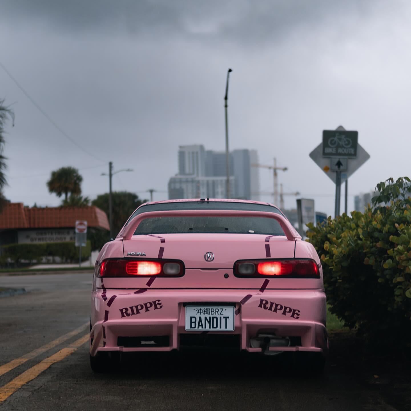 Gloss Crystal Peach Pink Car Vinyl Wrap PET