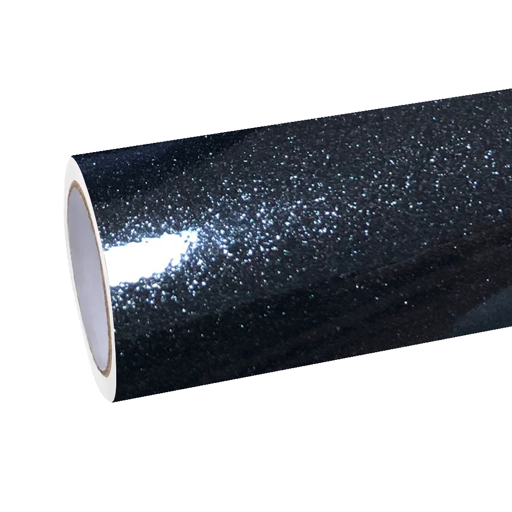 Gloss Metallic Black Diamond Car Vinyl Wrap Sale