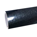Gloss Metallic Black Diamond Car Vinyl Wrap Sale