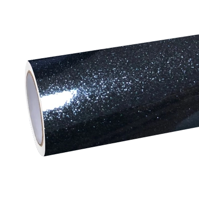 Gloss Metallic Black Diamond Car Vinyl Wrap Sale 01