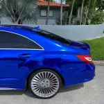 Gloss Mirror Chrome Blue Car Vinyl Wrap
