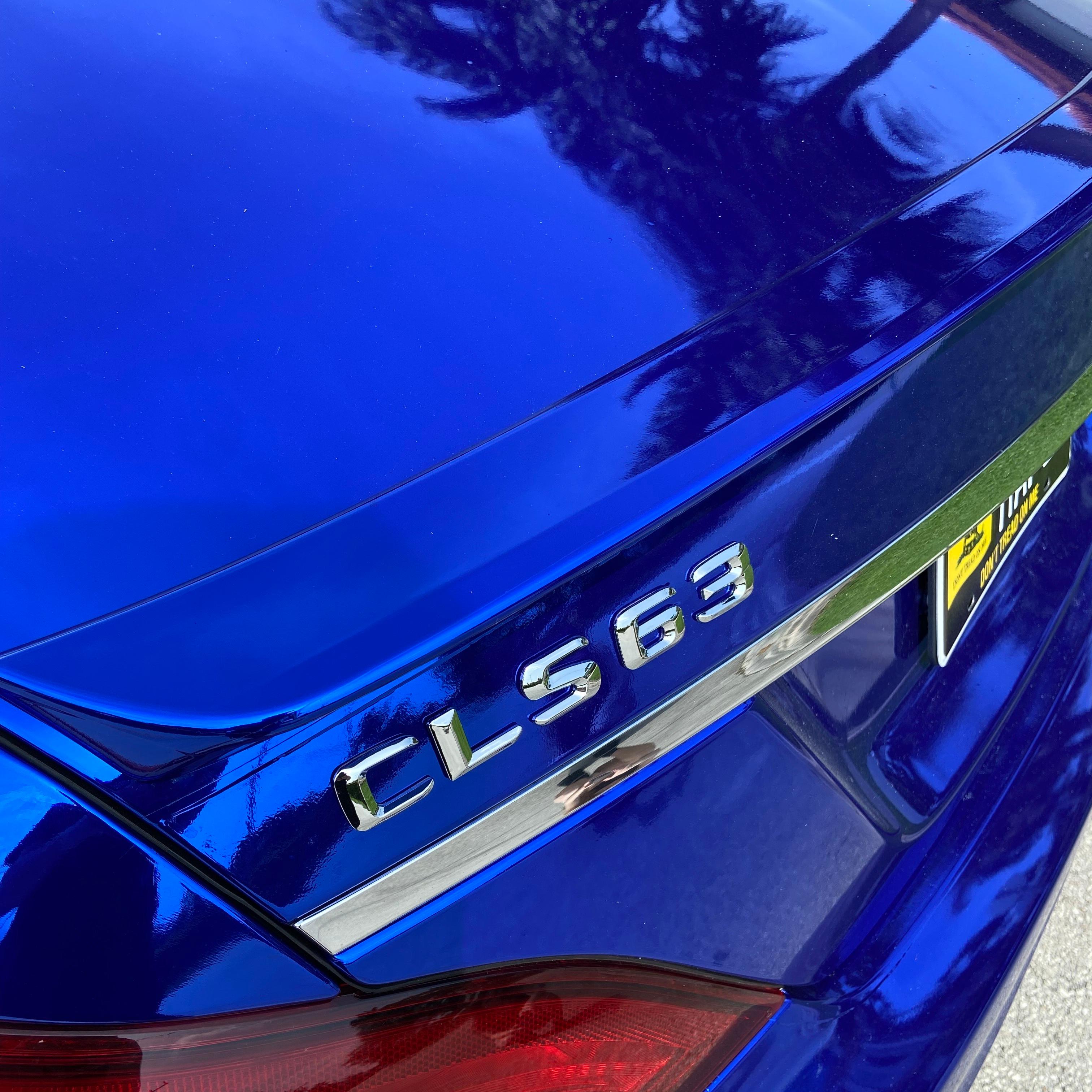 Gloss Mirror Chrome Blue Car Vinyl Wrap PET