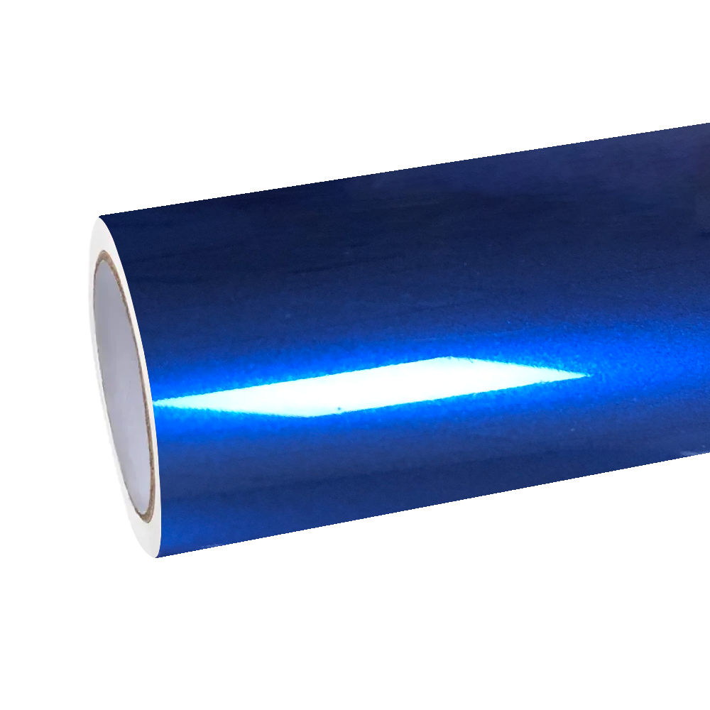 Gloss Metallic Blueberry Car Vinyl Wrap PET