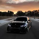 Super Glossy Piano Black Car Vinyl Wrap Porsche BMW PET 